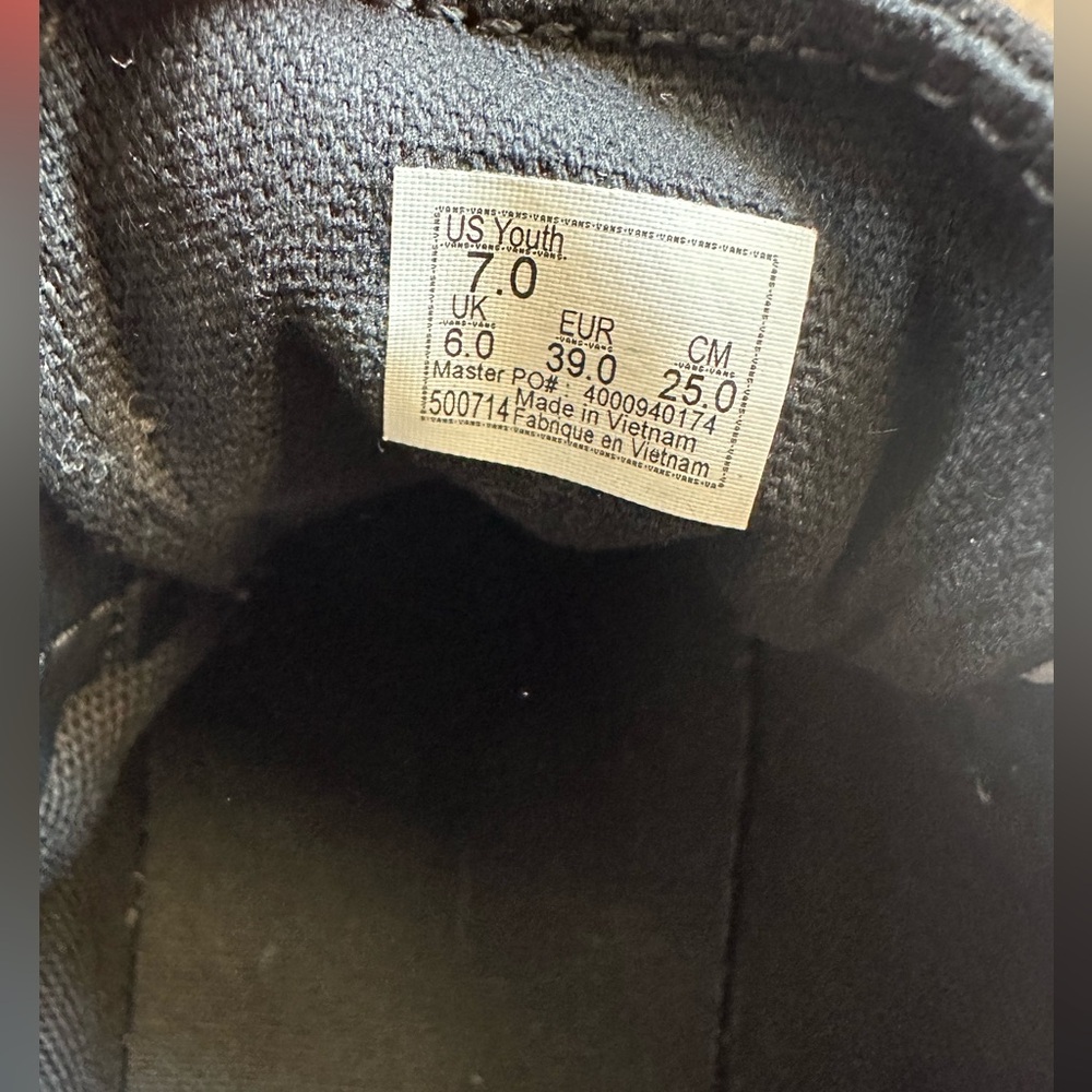 VANS WARD SKATE SHOES Size 7 Youth - Picture 8 of 8